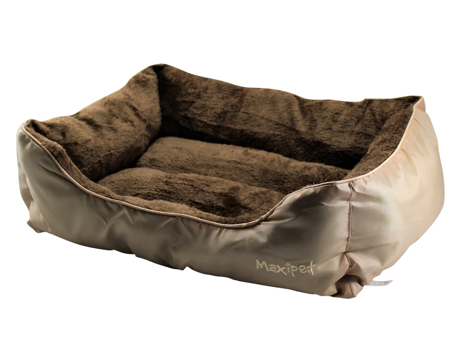 Dog Pet Bed Warm Basket Bed Deluxe Soft Washable Cushion with Fleece Lining